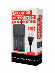 Зарядное устройство для аккумуляторов 18650 на 2 слота Орбита OT-APZ13